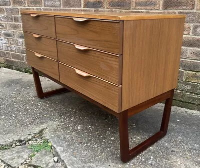 Vintage Mid-Century Europa Teak Drawer Sideboard Retro Scandi Danish MCM • £289.99