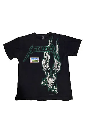 Y2k 11' Metallica Official Licensed Band Tee Graphic Mens Medium • $10.99