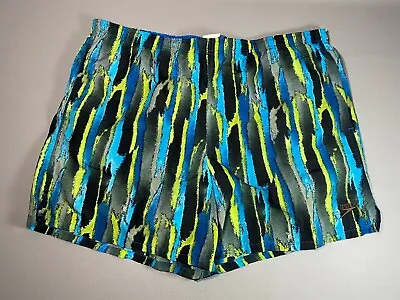 Vintage SPEEDO Mesh Lined Swim Trunks Shorts Multicolor - Men's Large (40-44W) • $19.99