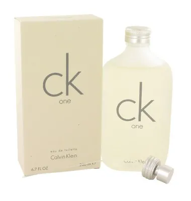 Ck One Calvin Klein Men 6.7 Oz 200 Ml Eau De Toilette Spray New In Box • $38.44