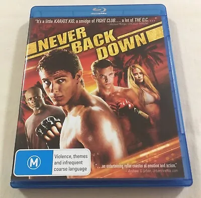 Never Back Down (2008) - Blu-Ray Region B | Like-New | Sean Faris | Amber Heard • $9