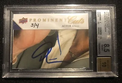 2009 UD Prominent Cuts AL PACINO AUTO /4 Rookie Autograph Legends SP Scarface UD • $1999.99