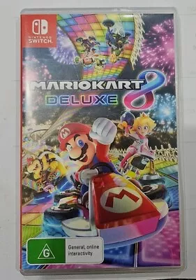 Mario Kart Deluxe 8 Nintendo Switch Game Bargain • $44.95