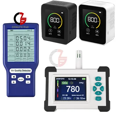 $26.96 • Buy CO2 Detector Carbon Dioxide Sensor Monitor Gas Concentration Content Air Tester