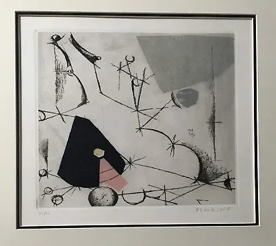 Mario Marini (La Ribalta) 1973 Signed Framed Art Etching • $5000