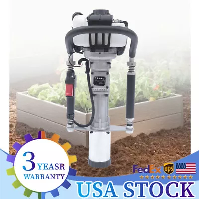 4-Stroke 2 In Barrel 1.6HP Gas Powered Fence Post Driver Pole Pounder 45J • $368.60