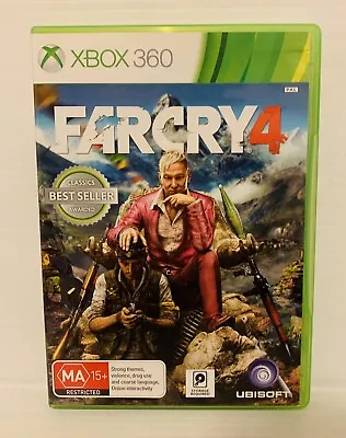 Far Cry 4 - Microsoft XBOX 360 PAL - Complete With Manual • $8.46