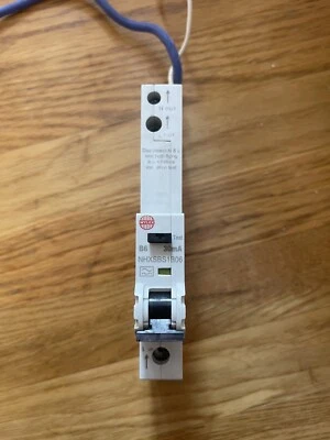 Wylex NHXSBS1B06 Type B RCBO Outlet 6amp Type A RCD • £8