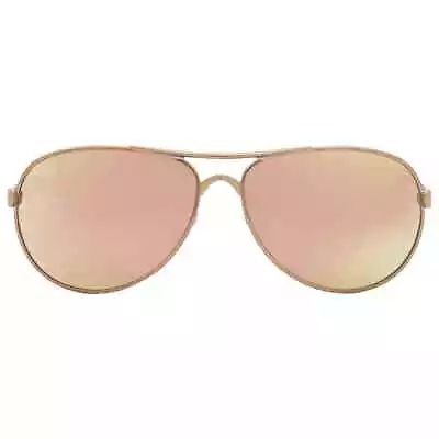 Oakley Feedback Prizm Rose Gold Aviator Ladies Sunglasses OO4079 407944 59 • $142.99