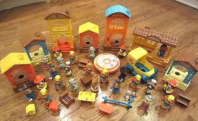 Vintage Hub-Bubs Lot 1975 Comfy Cottage & Fire Station School Home Store Etc... • $122.50