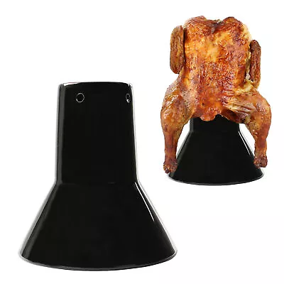 Potted Pans Ceramic Beer Can Chicken Holder For Grill Or Smoker - Turkey Throne • $17.99