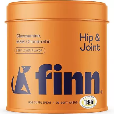 Finn Hip And Joint Supplement For Dogs | Glucosamine Chondroitin & MSM For Join • $73.47