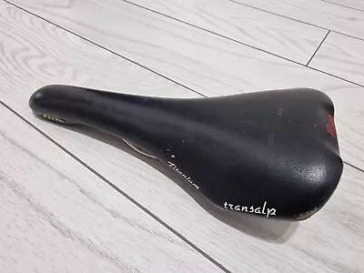 Vintage Selle Italia Titanium Flite Transalp Road Racing Bicycle Saddle Black • $88