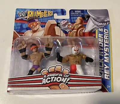 New WWE Wrestling Rumblers Action Figure Toys Zack Ryder &Rey Mysterio New • $13.99