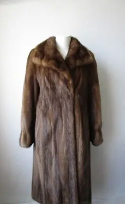 Women's Sz 8 Canadian Dark Pastel Mink Fur Coat MINT+ CLEARANCE SALE! • $295