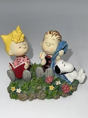 Peanuts Sally Linus & Snoopy Figurine Westland Giftware #8211 Vintage Rare • $35