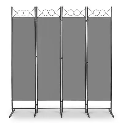 Room Divider 4 Panels 6FT Room Divider Wall Folding Privacy Screens Freestanding • $39.79