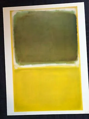 Green White And Yellow And Yellow By Mark Rothko (Museum Print 60cm X 80cm) • £149.99