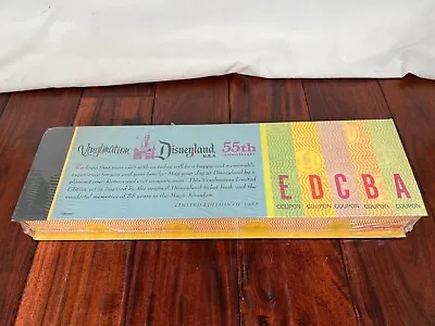 Disney 55th Anniversary Vinylmation Limited Edition Ticket Book Set &Trading Pin • $77