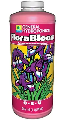 $16.77 • Buy General Hydroponics FloraBloom, 1 Quart