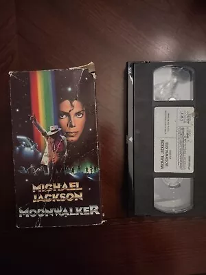 Michael Jackson - Moonwalker (VHS 1988) • $10.25