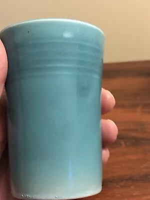 $12 • Buy Vintage Fiestaware Original Turquoise 3.5  Small Juice Tumbler Homer Laughlin