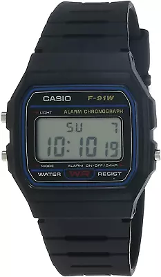 Casio Black Classic Digital F91W-1 Watch • $56.95