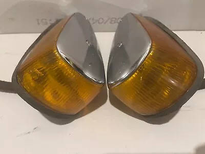 70-79 VW Volkswagen Bug Hella OEM Super Beetle Front Turn Signal Complete Pair • $128