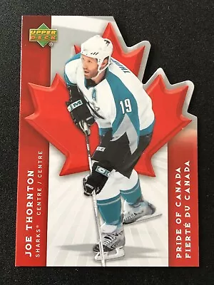 2007-08 Mcdonald’s UPPER DECK Pride Of Canada Joe Thornton #PC3 • $2.89