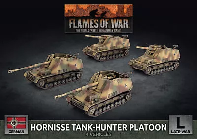 German Hornisse/ Hummel Tank-Hunter Platoon GBX182Flames Of War • $36