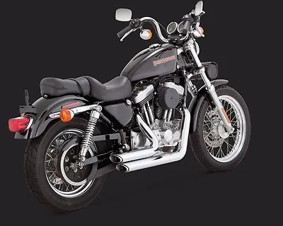 Vance & Hines Shortshots Staggered Chrome Finish For Harley Sportster 1999-2003 • $549.99