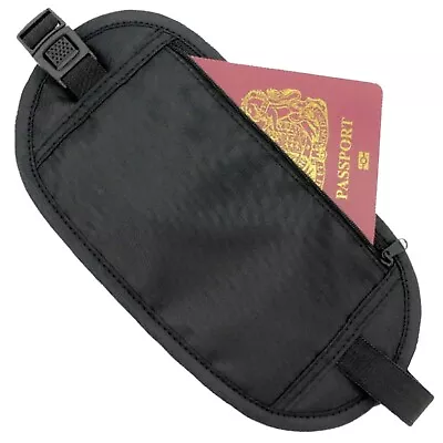MONEY BELT Travel Hidden Secret Discrete Bum Bag Waist Wallet Pouch Mens/Womens • £3.98