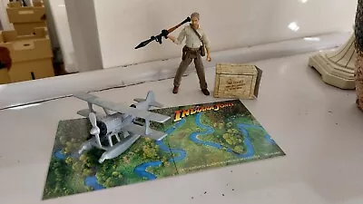 Indiana Jones Matchbox Plane & Hasbro 3.75 Figure • £8