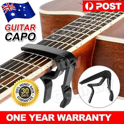 $5.85 • Buy Aluminum Guitar Capo Spring Trigger Electric Acoustic Clamp Quick Change Release