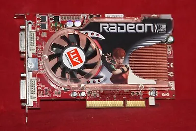GeCube ATI Radeon X1600 PRO 512MB GDDR2 AGP Graphics Card (RX1600PGA2-E3) • $80