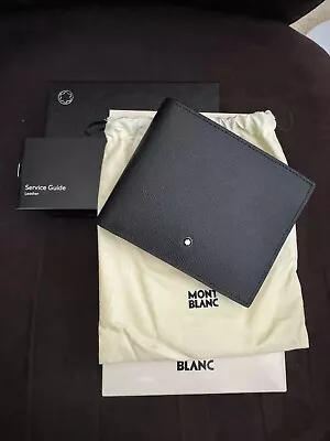 Montblanc Sartorial Leather Wallet - Black 113215 - New With Original Box/pouch • $250