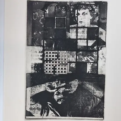 £95 • Buy Michael Gabriel? Signed State Proof Etching Figure Crossword Etc.