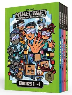 Minecraft Woodsword Chronicles Box Set Books 1-4 (Minecraft) Eliopulos Nick V • $13.98