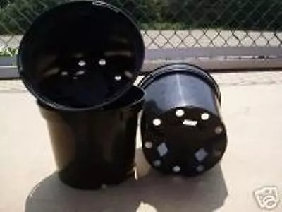 £9.95 • Buy Pk(10) 3 Ltr Litre Litre Rigid Plastic Plant Pots New 
