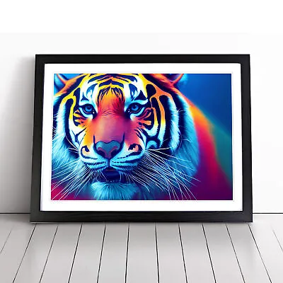 Tiger Colours Vol.2 Wall Art Print Framed Canvas Picture Poster Decor • £14.95