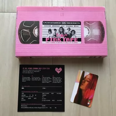 F(x) Pink Tape Korean Imported Second Full Album SM Entertainment Photo Card • $131.77