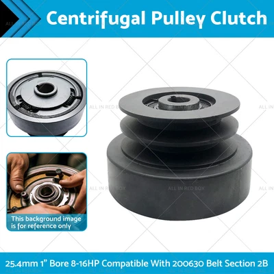 Centrifugal Pulley Clutch 25.4mm 1  Bore 8-16HP For 200630 Belt Section 2B • $149.99