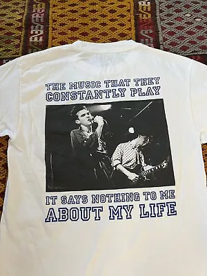 The Smiths Morrissey Band T-Shirt Size Medium Double Sided Y2k • $29.99