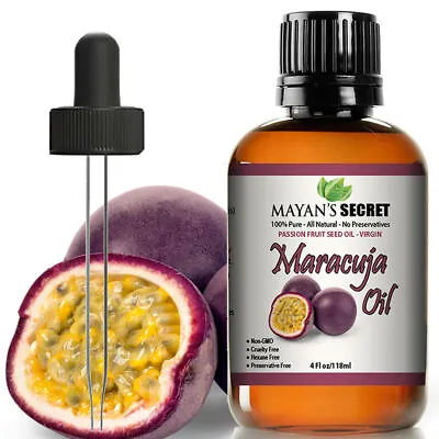 Maracuja Oil Passion Fruit Seed Vitamin C 100% Pure Virgin/Cold Pressed 4oz Huge • $12.90