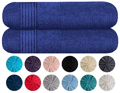 2X Large Jumbo Bath Towel 100% Cotton Soft Bath Sheet Hotel Quality Towel 500GSM • £12.93