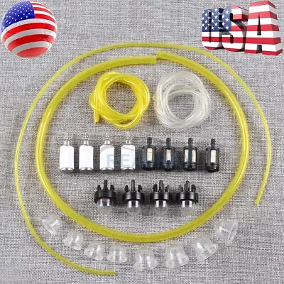 4 Sizes Tygon Fuel Filter Line Primer Bulb Kit For Poulan Weedeater Chainsaw NEW • $10.98