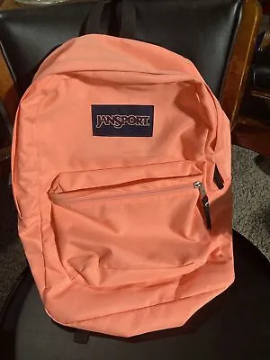 Vintage! JANSPORT Superbreak Coral Peaches Backpack  • £23.74