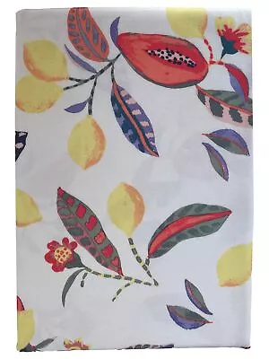 $31.88 • Buy Food Network Tropical Citrus Indoor Outdoor Tablecloth, 70  Round Fabric