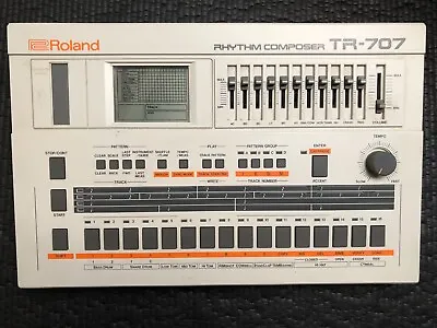 Roland TR-707 Rhythm Composer Drum Machine • $550