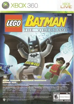 LEGO Batman: The Videogame / Pure - Xbox 360 Game • $3.47